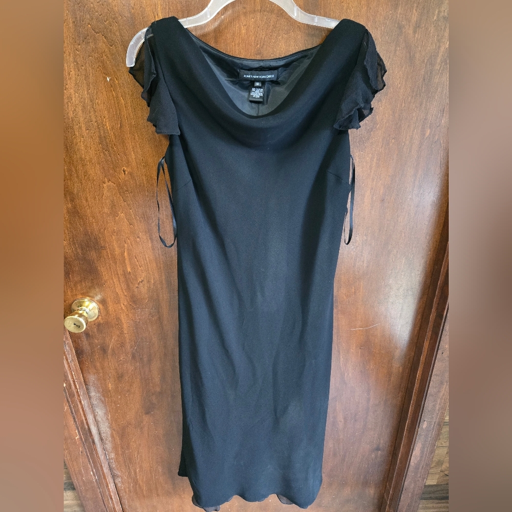 Jones New York Black Midi Dress